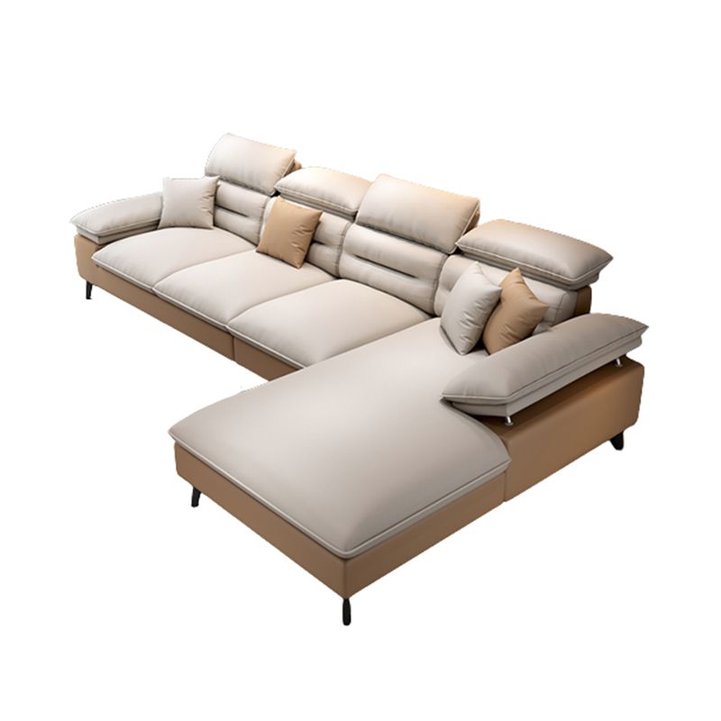 Pillow Top Arm Sofa Reversible Modular L-Shape Furniture Sectionals