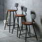 Industrial 1/2/3 Pieces Solid Wood Bar Table Set Round Counter Set Clearhalo 'Bar Furniture' 'furn' 'furn_home_bar_bar_sets' 'Furniture' 'Home Bars & Bar Sets' 'home_bar_bar_sets' 'Kitchen & Dining Furniture' 1200x1200_4a1b798e-ced5-4b19-bb24-b384cdb7809e