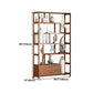 Libreria brown verticale della libreria di scaffali Etagere per l'ufficio di casa