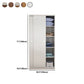 Twee deuren garderobe armoire moderne gemeten houten garderobe kast