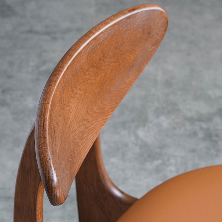 Scandinavian Style Wood Dining Side Chair Open Back Dining Side Chairs for Home Use Clearhalo ' kitchen&dining_furn' 'Dining Chairs' 'Dining Tables & Seating' 'dining_chair' 'furn' 'furn_dining_chair' 'Furniture' 'furniture_dining_chair' 'Kitchen & Dining Furniture' 'kitchen' 1200x1200_4a1dcb07-43ac-426e-8053-69ee159561de