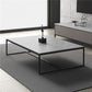 Rectangle Slate Coffee Table Frame Coffee or End Table, 16.53" High