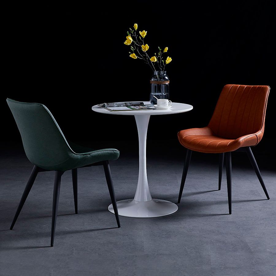 Contemporary Dining Chairs Armless Kitchen Side Chairs with Metal Legs Clearhalo ' kitchen&dining_furn' 'Dining Chairs' 'Dining Tables & Seating' 'dining_chair' 'furn' 'furn_dining_chair' 'Furniture' 'furniture_dining_chair' 'Kitchen & Dining Furniture' 'kitchen' 1200x1200_4a25256f-b4c9-4b2a-bb02-c55a97831746