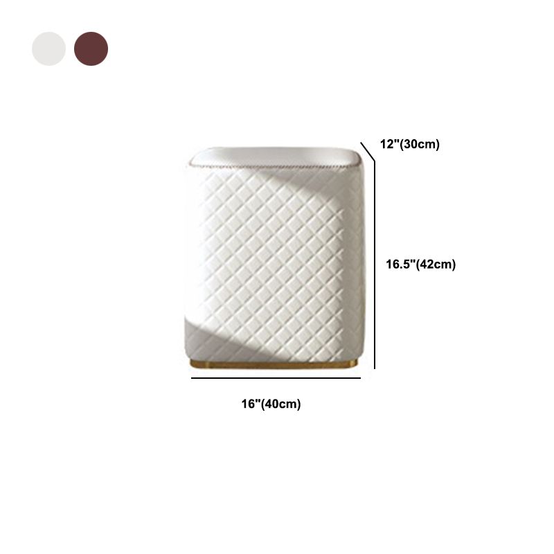 Faux Leder Waschtisch -Schminktisch mit 3 Aufbewahrungsschubladen