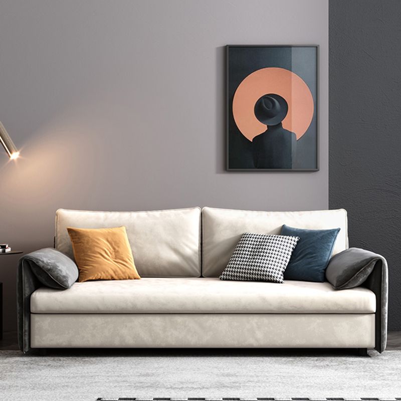 37.40 "W * 33.46" H Sofá Sofá Cama con brazo superior de almohada