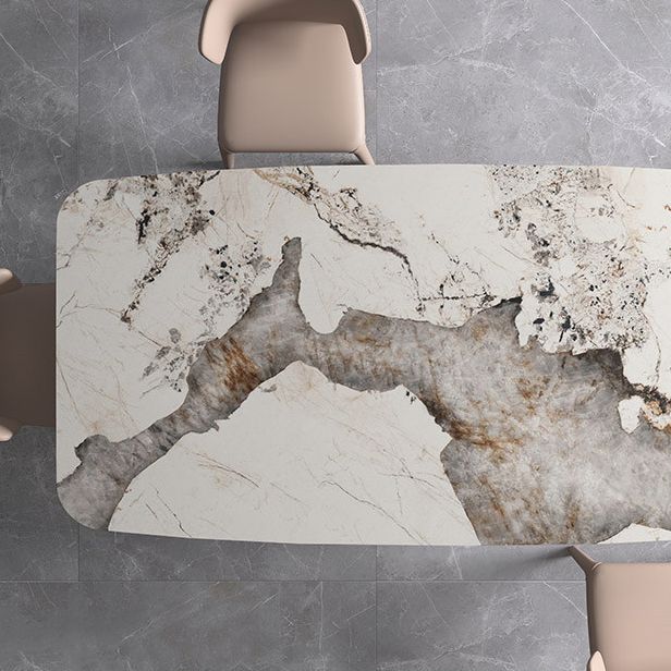 Luxury Sintered Stone Top Dining Table Rectangle White Table with Pedestal Clearhalo ' dining_table' 'Dining Tables & Seating' 'Dining Tables' 'furn' 'furn_dining_table' 'Furniture' 'furniture_dining_table' 'Kitchen & Dining Furniture' 'kitchen&dining_furn' 'kitchen' 'kitchen_dining_table' 1200x1200_4a27acd5-cb44-4dc1-a3b1-5bbea62c7184