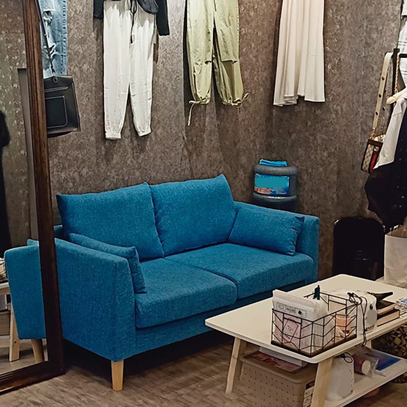 Modern Style Square Armrest Sponge Cushion Multicolor Choice Cloth Art Sofa Clearhalo 'furn' 'furn_sofas' 'Furniture' 'furniture_sofas' 'kitchen' 'kitchen_sofas' 'Living Room Furniture' 'Sofa' 'sofas' 1200x1200_4a27f4eb-1d93-4e03-b019-e16cb6ec11a0