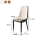 Glam Faux Leather Dining Chair Parsons Chair in Matte Finish for Brasserie Clearhalo 'Dining Chairs' 'Dining Tables & Seating' 'dining_chair' 'furn' 'furn_dining_chair' 'Furniture' 'Kitchen & Dining Furniture' 1200x1200_4a287c90-d579-463b-93eb-32a2de4e3c76