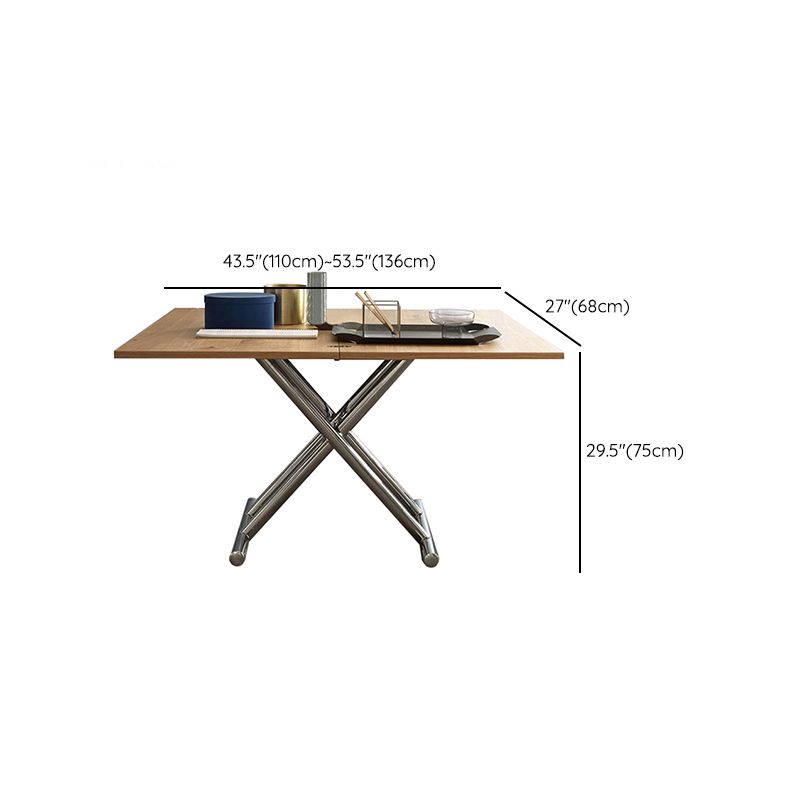 Simplicity Style Dining Site Table Rectangle Wood Folding Furniture Clearhalo 'Dining Tables & Seating' 'Dining Tables' 'dining_table' 'furn' 'furn_dining_table' 'Furniture' 'Kitchen & Dining Furniture' 1200x1200_4a289e16-5c2e-45f5-9958-eab4cf0146bb