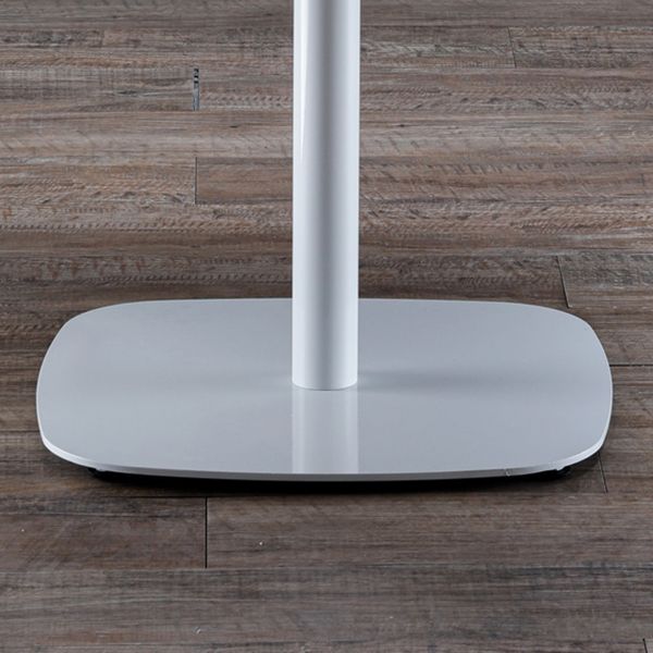 Modern Square Dining Table Wood Tabletop with Steel Pedestal Base Clearhalo 'Dining Tables & Seating' 'Dining Tables' 'dining_table' 'furn' 'furn_dining_table' 'Furniture' 'Kitchen & Dining Furniture' 1200x1200_4a2947d0-bee9-4604-a316-b40086d77598