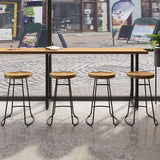 Pine Wood Bar Table Industrial Rectangle Bar Table with Sled Base Clearhalo 'Bar Furniture' 'Bar Tables' 'bar_tables' 'furn' 'furn_bar_tables' 'Furniture' 'furniture_bar_tables' 'Kitchen & Dining Furniture' 1200x1200_4a296b27-4fbc-4e7d-b944-2f47d2514efb