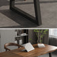 Rectangle Industrial Double Pedestal Dining Table Wood Color Fixed Table of Solid Wood Clearhalo ' dining_table' 'Dining Tables & Seating' 'Dining Tables' 'furn' 'furn_dining_table' 'Furniture' 'furniture_dining_table' 'Kitchen & Dining Furniture' 'kitchen&dining_furn' 'kitchen' 'kitchen_dining_table' 1200x1200_4a29939f-e6b9-460e-8e26-53c362c06ec6