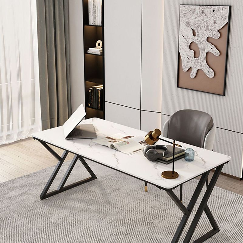 Scrivania per computer industriale camera da letto in pietra scrivania con gambe