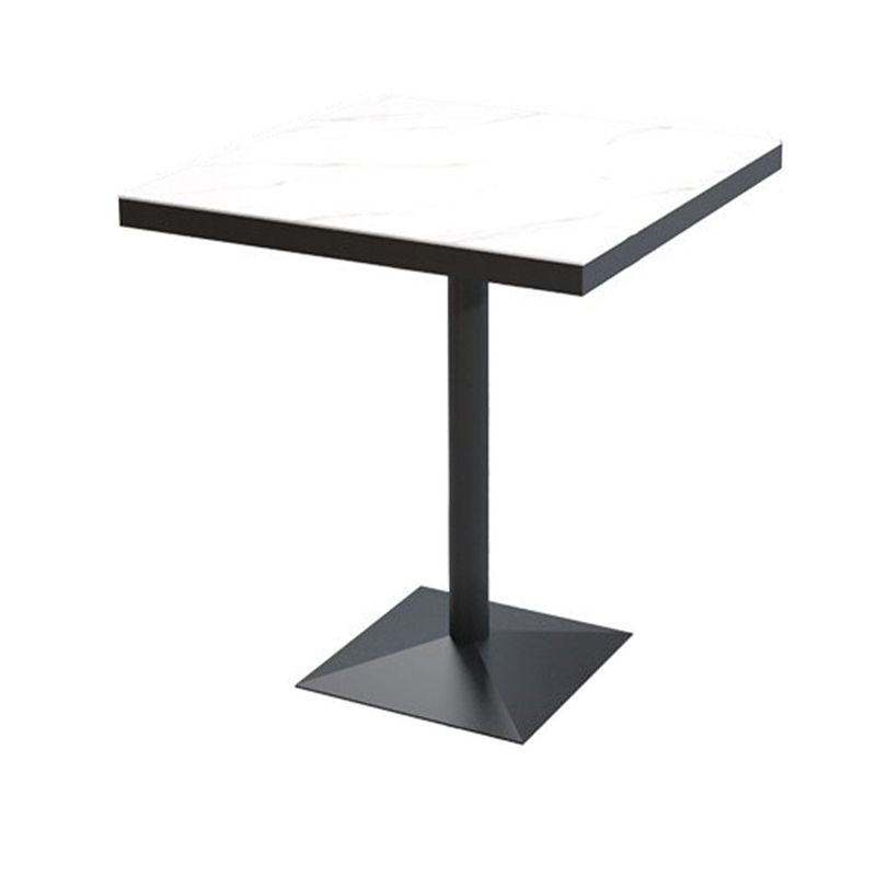 Sintered Stone Dining Table Industrial Square Dining Table with Metal Base Clearhalo 'Dining Tables & Seating' 'Dining Tables' 'dining_table' 'furn' 'furn_dining_table' 'Furniture' 'Kitchen & Dining Furniture' 1200x1200_4a29c488-5e5a-4a3d-b1bf-14765db41bd3