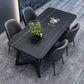 Modern Style Rectangle Stone Furniture Double Pedestal Dining Room Collection Clearhalo ' dining_table' 'Dining Tables & Seating' 'Dining Tables' 'furn' 'furn_dining_table' 'Furniture' 'furniture_dining_table' 'Kitchen & Dining Furniture' 'kitchen&dining_furn' 'kitchen' 'kitchen_dining_table' 1200x1200_4a29c8e6-d222-4b83-aa8d-325291c92ad8