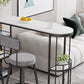 Contemporary Style 1/2/3 Pieces Specialty Stone Bar Table Set for Indoor