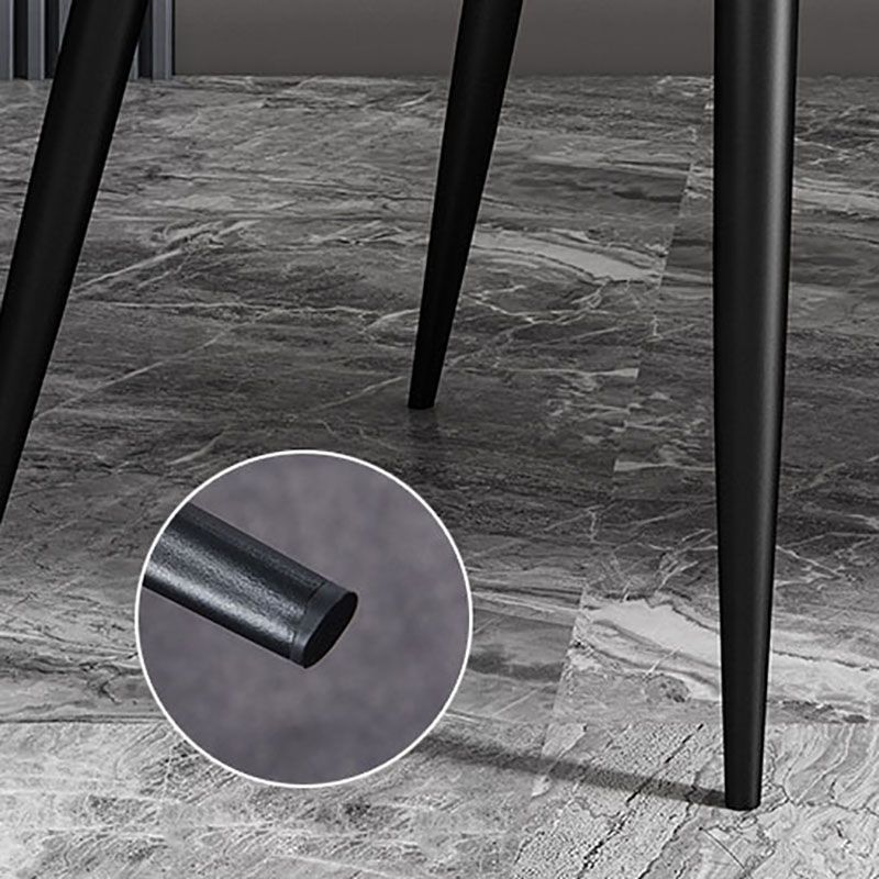 Industrial Style Wingback Chair Leather Dining Armless Chairs for Kitchen Clearhalo ' kitchen&dining_furn' 'Dining Chairs' 'Dining Tables & Seating' 'dining_chair' 'furn' 'furn_dining_chair' 'Furniture' 'furniture_dining_chair' 'Kitchen & Dining Furniture' 'kitchen' 1200x1200_4a2a6a39-b1b8-483d-bf9a-baae45b2164d