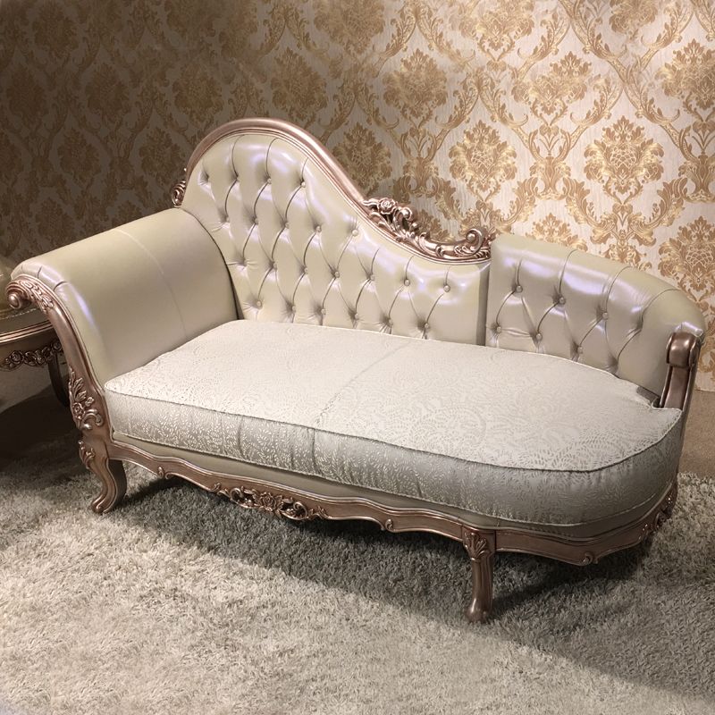 Glam Upholstered Chaise Lounge Couch Wood Chaise Lounge Chair Clearhalo 'Chairs & Seating' 'Chaise Lounge' 'chaise_lounge' 'furn' 'furn_chaise_lounge' 'Furniture' 'Living Room Furniture' 1200x1200_4a2ba9bd-66d5-44a6-95f2-a7bd7e7b8c2e