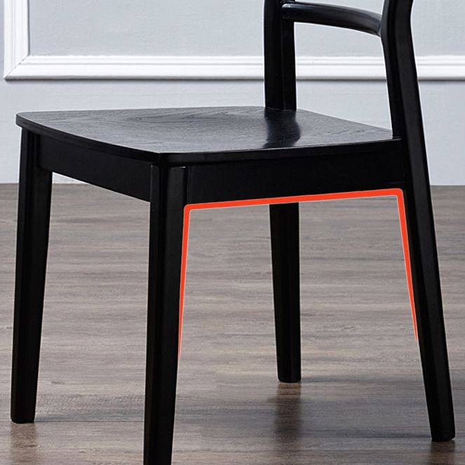 Solid Wood Industrial Style Side Chair Ladder Back Kitchen Dining Chair Clearhalo ' kitchen&dining_furn' 'Dining Chairs' 'Dining Tables & Seating' 'dining_chair' 'furn' 'furn_dining_chair' 'Furniture' 'furniture_dining_chair' 'Kitchen & Dining Furniture' 'kitchen' 1200x1200_4a2d51e4-d1bb-4546-8073-83b2d59c7365