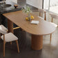 Contemporary Dining Table Pine Solid Wood Table with 3 Legs for Dining Room Clearhalo ' dining_table' 'Dining Tables & Seating' 'Dining Tables' 'Furniture' 'furniture_dining_table' 'Kitchen & Dining Furniture' 'kitchen&dining_furn' 'kitchen' 'kitchen_dining_table' 1200x1200_4a2db157-8771-4534-b9af-1d904d740c42