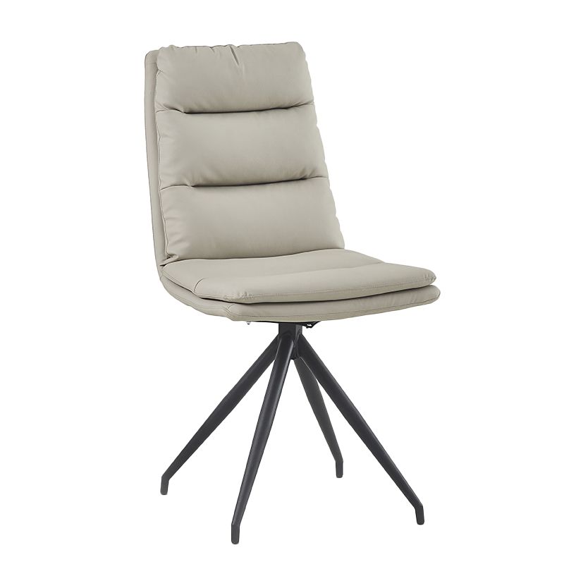 Industrial Style Armless Solid Back Chair Leather Dining Chairs for Home Use Clearhalo ' kitchen&dining_furn' 'Dining Chairs' 'Dining Tables & Seating' 'dining_chair' 'furn' 'furn_dining_chair' 'Furniture' 'furniture_dining_chair' 'Kitchen & Dining Furniture' 'kitchen' 1200x1200_4a2f15d5-5f9a-403a-a83e-828666f59071