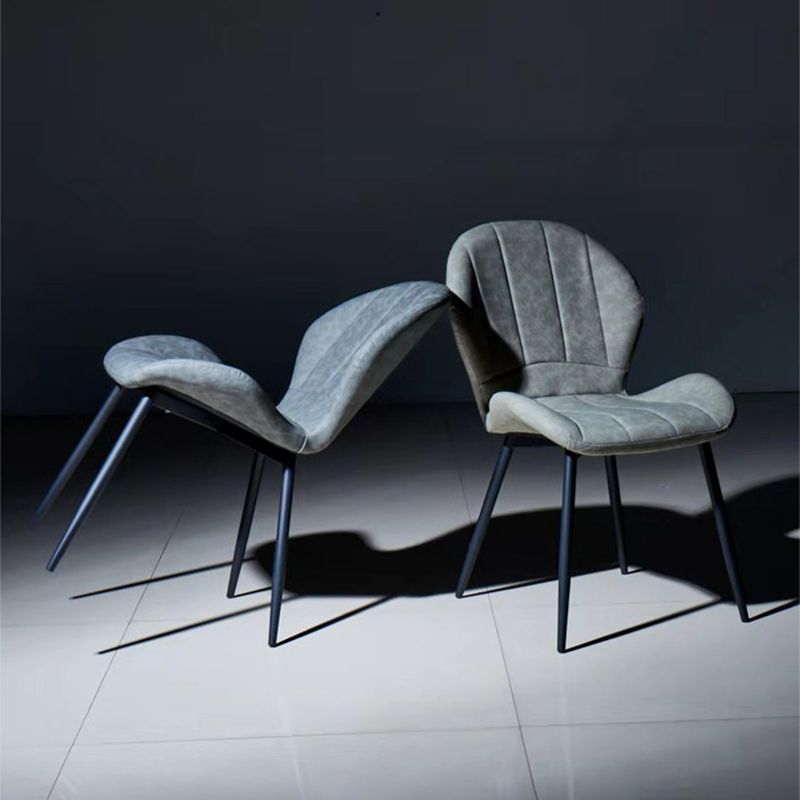 Scandinavian Upholstered Home Side Chair Matte Finish Wingback Dining Chair Clearhalo ' kitchen&dining_furn' 'Dining Chairs' 'Dining Tables & Seating' 'dining_chair' 'furn' 'furn_dining_chair' 'Furniture' 'furniture_dining_chair' 'Kitchen & Dining Furniture' 'kitchen' 1200x1200_4a305325-352e-409e-bfe5-caff3e82c33f