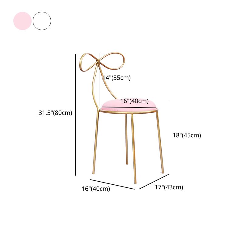 Glam Armless Backrest Counter Stool Iron Bar Stool with Leather Cushion Clearhalo 'Bar Furniture' 'Bar Stools' 'bar_stools' 'furn' 'furn_bar_stools' 'furniture_bar_stools' 'Kitchen & Dining Furniture' 'kitchen&dining_furn' 'kitchen' 'kitchen_furn' Furniture' 1200x1200_4a3115cb-a947-4d5b-b81b-08bfbd47cc04