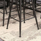 Contemporary Bar Stools Armless Dining Stools with Black Metal Base Clearhalo 'Bar Furniture' 'Bar Stools' 'bar_stools' 'furn' 'furn_bar_stools' 'Furniture' 'Kitchen & Dining Furniture' 1200x1200_4a314d2e-8f45-4c82-b48d-de447ba0deb8