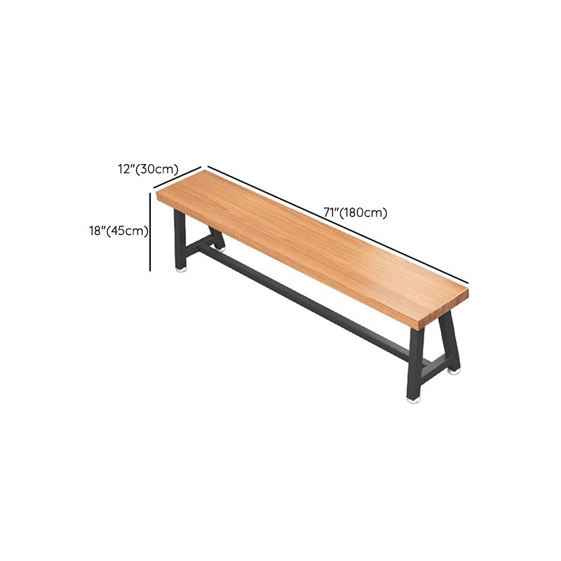 11.7-inch W Modern Entryway Bench Solid Wood Rectangle Seating Bench Clearhalo 'Benches' 'Chairs & Seating' 'furn' 'furn_benches' 'Furniture' 'Living Room Furniture' 1200x1200_4a32c1b3-b220-4470-9332-9e4a4d698eb7