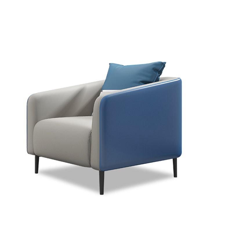 Modern Genuine Leather Sofa Sloped Arm Couch with Tight Seat for Apartment Clearhalo 'furn' 'furn_sofas' 'Furniture' 'furniture_sofas' 'Living Room Furniture' 'Sofa' 'sofas' 1200x1200_4a354e56-93ae-4aab-b3af-852edf16e075