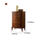 American Traditional Wood Lingerie Chest Brown Bedroom Vertical Dresser Clearhalo 'Bedroom Furniture' 'Dressers & Chests' 'dressers_chests' 'furn' 'furn_dressers_chests' 'Furniture' 1200x1200_4a368ca7-f08d-487d-a010-b7c9f8142aa6