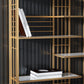 70.87"H Bookshelf Open Back Glam Style Bookcase for Home Office Study Room Clearhalo 'Bookcases' 'furn' 'furn_bookcases' 'Furniture' 'furniture_bookcases' 'kitchen' 'kitchen_bookcases' 'Living Room Furniture' 'Office Furniture' 1200x1200_4a38ff96-03ae-460b-800d-e5ad7c195416