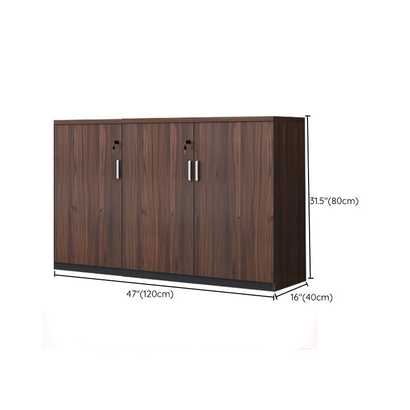 Traditional File Cabinet Wood Frame Key Lock Lateral Filing Cabinet for Office Clearhalo 'Filing Cabinets' 'filling_cabinets' 'furn' 'furn_filling_cabinets' 'Furniture' 'Office Furniture' 1200x1200_4a396daf-5346-4bd1-991d-7109407aae73