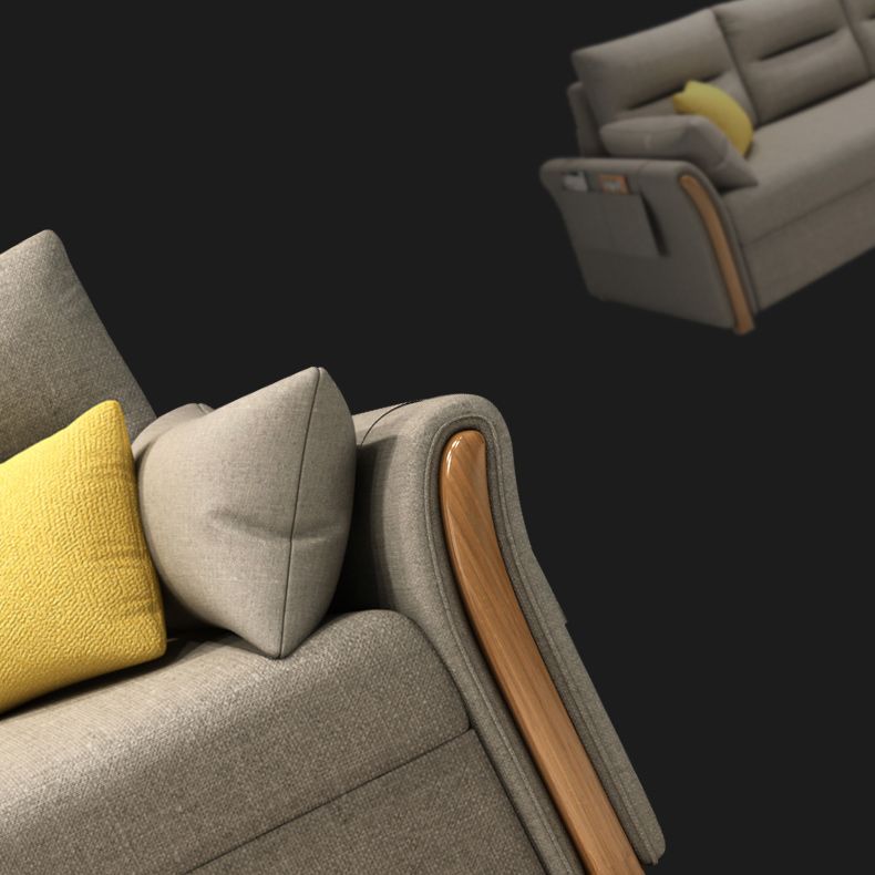 Cuscino incluso divano di divano convertibile a cuscino futon.