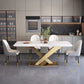 Contemporary Pedestal Dining Table Slate Dining Table for Home