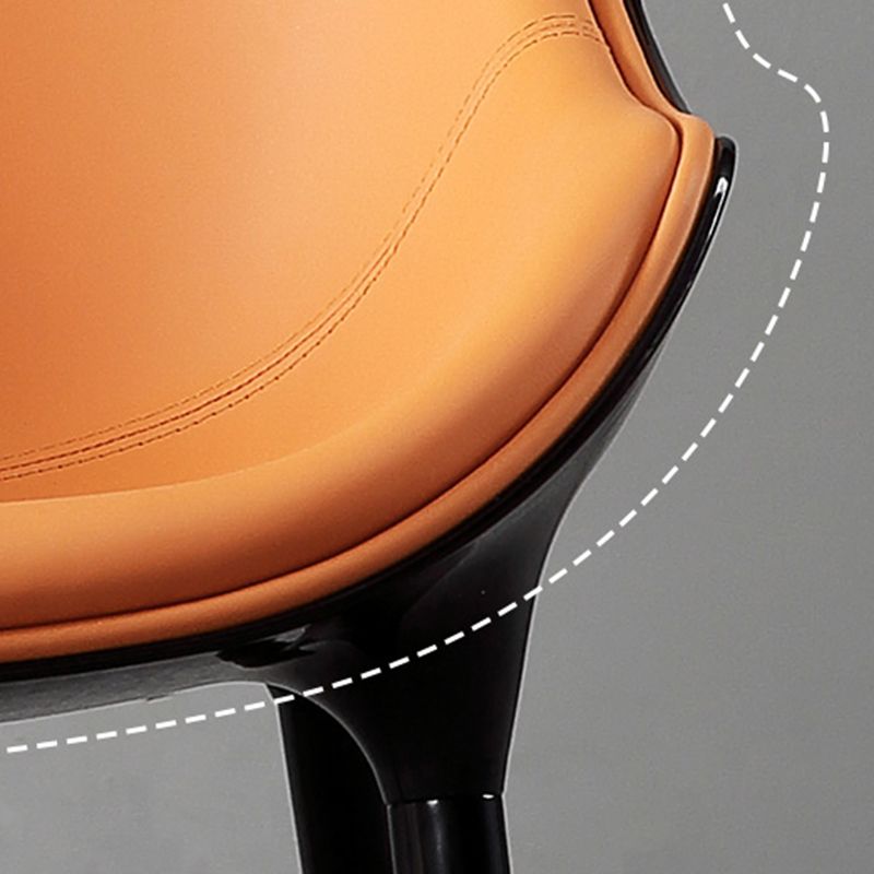 Contemporary Style Dining Chairs Arm Side Chairs with Metal Legs for Kitchen Clearhalo ' kitchen&dining_furn' 'Dining Chairs' 'Dining Tables & Seating' 'dining_chair' 'furn' 'furn_dining_chair' 'Furniture' 'furniture_dining_chair' 'Kitchen & Dining Furniture' 'kitchen' 1200x1200_4a3d3722-a051-417c-8f9d-097636273aea