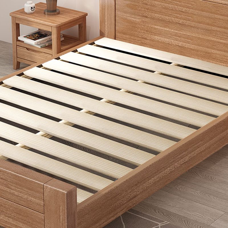 Noyer scandinave avec tête de lit Rectangulaire Panneau standard