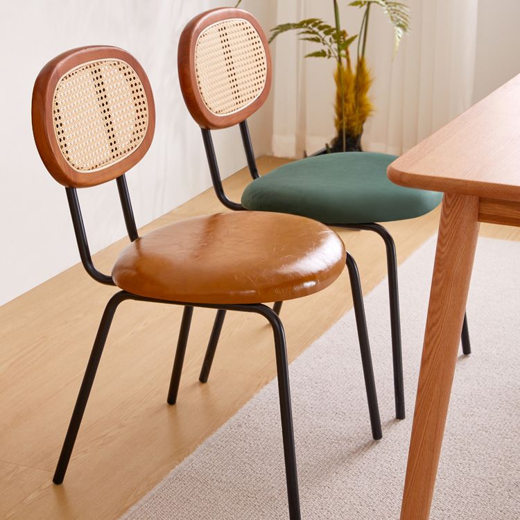 Armless Dining Chairs Industrial Side Chairs for Dining Room Clearhalo 'Dining Chairs' 'Dining Tables & Seating' 'dining_chair' 'furn' 'furn_dining_chair' 'Furniture' 'Kitchen & Dining Furniture' 1200x1200_4a3e5226-c27e-43c9-b761-4be130763b7e