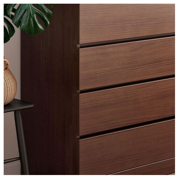 23.5 "x 16"モダンな木製ランジェリーチェストベッドサイド垂直貯蔵箱