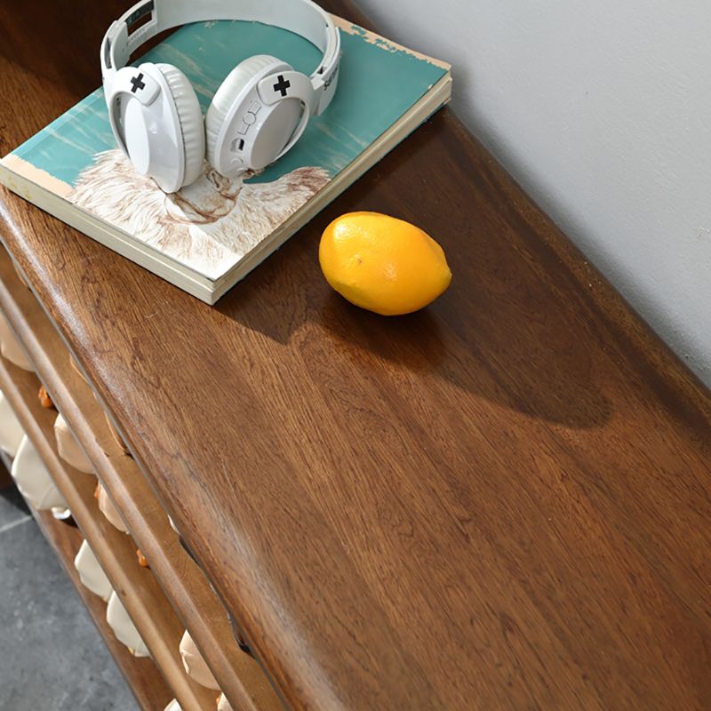 Contemporary Seating Bench Solid Wood Rectangle Bench with Storage Clearhalo 'Benches' 'Chairs & Seating' 'furn' 'furn_benches' 'Furniture' 'Living Room Furniture' 1200x1200_4a40210e-b4aa-4bcb-9f91-e0425c9e8386