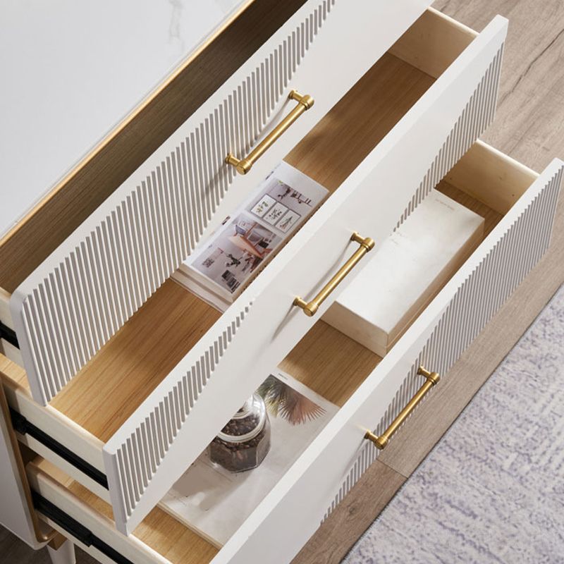 Scheda di pietra sinterizzata in stile Sneate Sideboard di lusso