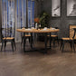 Contemporary 1/4/5/7 Pieces Furniture Round Solid Wood Dining Table Set in Brown Clearhalo 'Dining Room Sets' 'Dining Tables & Seating' 'dining_room_set' 'furn' 'furn_dining_room_set' 'Furniture' 'Kitchen & Dining Furniture' 1200x1200_4a40ca47-a79a-4081-bfdb-f08b851270ac