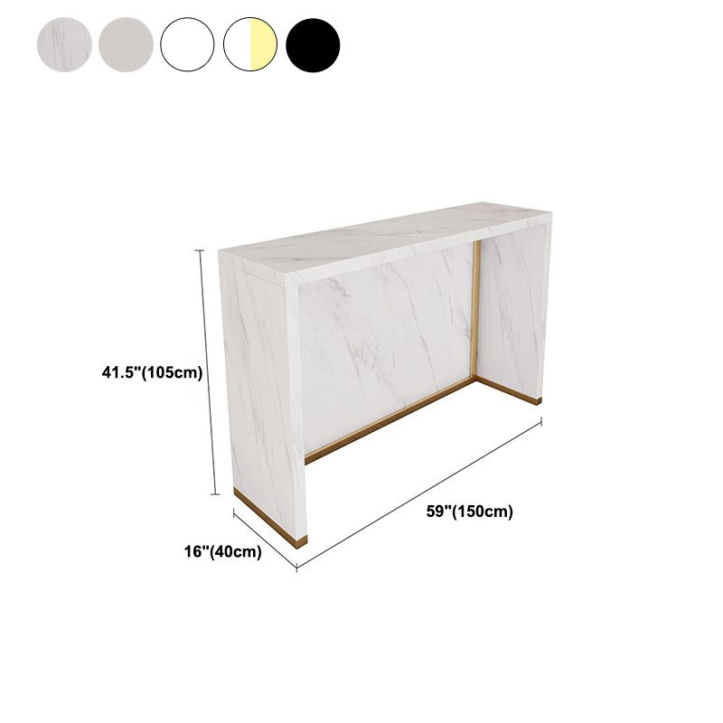 Tavolo da pranzo in pietra rettangolare tavolo da pranzo industriale con base di piedistallo