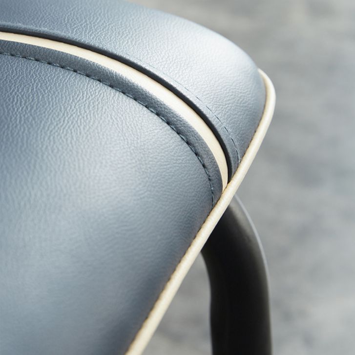 Modern Upholstered Side Dining Chairs Leather Solid Back Armless Chairs Clearhalo ' kitchen&dining_furn' 'Dining Chairs' 'Dining Tables & Seating' 'dining_chair' 'Furniture' 'furniture_dining_chair' 'Kitchen & Dining Furniture' 'kitchen' 1200x1200_4a42f0ea-076f-4edd-87c4-9e3380f7cab0