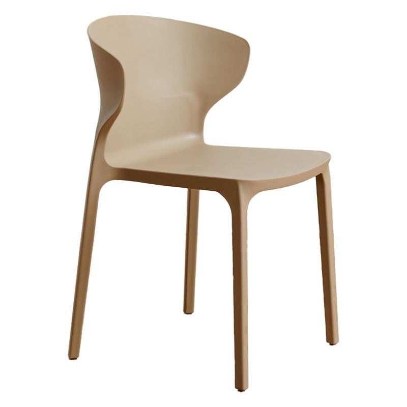 Contemporary Indoor-Outdoor Plastic Dining Chair Stacking Dining Chair Clearhalo ' kitchen&dining_furn' 'Dining Chairs' 'Dining Tables & Seating' 'dining_chair' 'furn' 'furn_dining_chair' 'Furniture' 'furniture_dining_chair' 'Kitchen & Dining Furniture' 'kitchen' 1200x1200_4a43e195-a52f-45c8-9ba7-4112f1ad722e