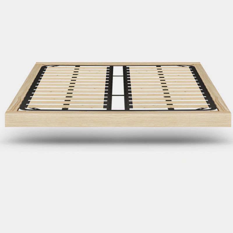 Piattaforma piattaforma letto in legno massiccio senza testiera e pedana, luce non inclusa