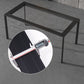 Sintered Stone Dining Table Industrial Black 4 Legs Base Rectangle Table for Home Clearhalo ' dining_table' 'Dining Tables & Seating' 'Dining Tables' 'furn' 'furn_dining_table' 'Furniture' 'furniture_dining_table' 'Kitchen & Dining Furniture' 'kitchen&dining_furn' 'kitchen' 'kitchen_dining_table' 1200x1200_4a47f464-4a37-4275-bdb0-e3ce9c868e22