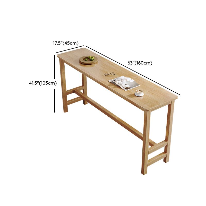 Set da pranzo da pub da 1/4/7 pezzi Set da tavolo da pub moderno in legno massello