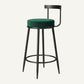 Industrial Armless Backrest Counter Stool Iron Cafe Bar Stool with Cushion and Pedal Clearhalo 'Bar Furniture' 'Bar Stools' 'bar_stools' 'furn' 'furn_bar_stools' 'Furniture' 'furniture_bar_stools' 'Kitchen & Dining Furniture' 1200x1200_4a48254e-ac09-4a4a-bec8-28a222b6a79e