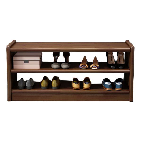 Mid-Century Modern Seating Bench Rubberwood Shoe Storage Rectangle Entryway Bench Clearhalo 'Benches' 'Chairs & Seating' 'furn' 'furn_benches' 'Furniture' 'Living Room Furniture' 1200x1200_4a482f54-e091-4f60-97ec-ce03c4b6f0ba